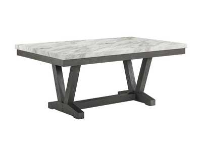 Image for Vance Faux Marble Dining Table