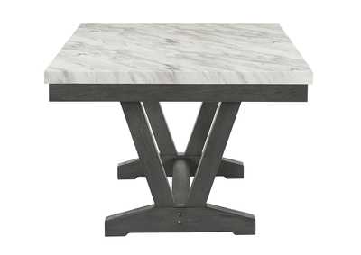 Vance Faux Marble Dining Table,Crown Mark