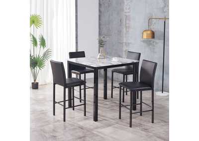 Image for Aiden 5 Pack Counter Height Dinette