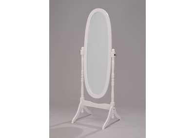 Image for 0 White Cheval Mirror