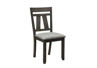 Image for 2158 Grey Brown Maribelle Side Chair Grey Brown