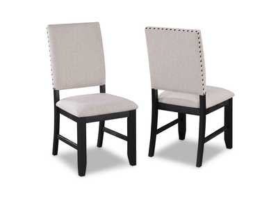 Image for Regent Side Chair Charcoal Black