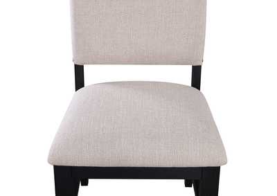 Regent Side Chair Charcoal Black,Crown Mark