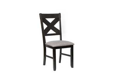 Image for Havana Espresso,Grey Havana Side Chair Grey Cushion