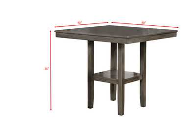 Tahoe 5-Pk Counter Ht Table Grey,Crown Mark