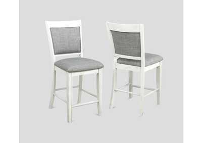 Fulton Counter Height Chair White