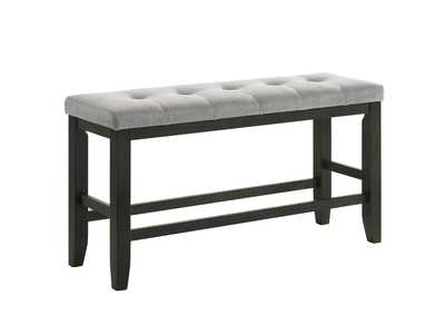 Bardstown Counter Height Dining Bench Wheat Charcoal,Crown Mark