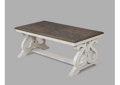 Image for Clementine Antique White Clementine Coffee Table
