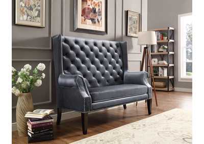Image for Odina Loveseat Chair Grey