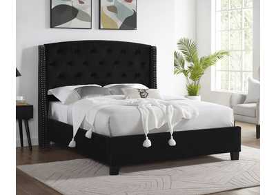 Image for Eva Queen Bed Black