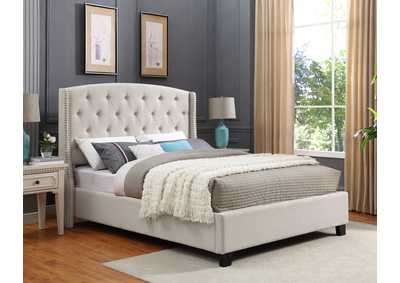 Image for Eva Queen Bed Ivory