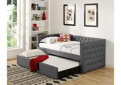 Trina Grey Upholstered Daybed
