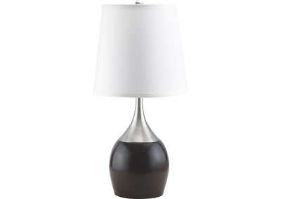 Espresso Touch Table Lamps,Crown Mark