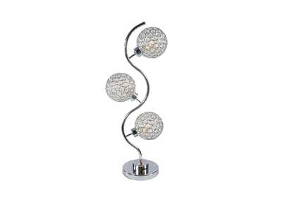 Image for Crystal 3 Globe Table Lamp