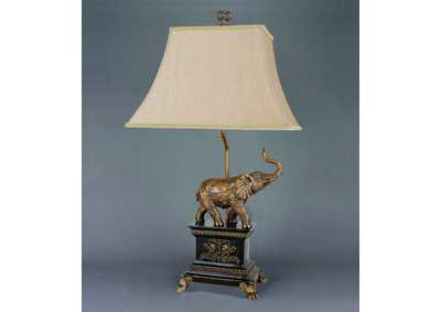 Elephant Bronze Elephant Table Lamp 29 H