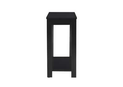 Pierce Black Pierce Chairside Table Black,Crown Mark