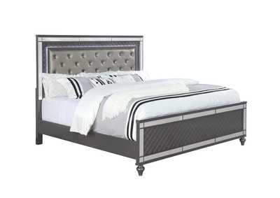 Image for Refino Stainless Steel/Black Queen Bed