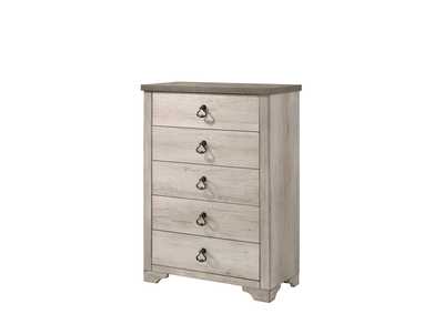 Image for B3050 White Patterson Chest