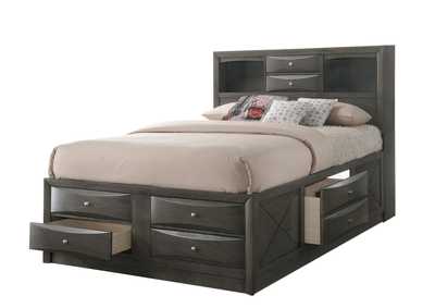 Image for Emily Storage Gray Queen Bed
