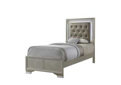 Image for Lyssa Champagne Twin Bed