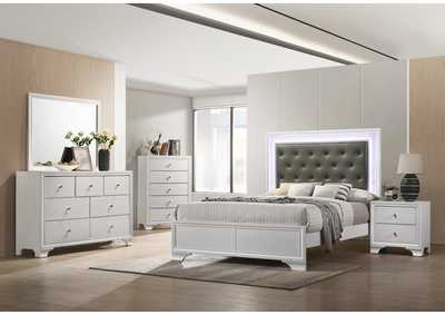 Image for Lyssa Frost Full Bed W/ Dresser & Mirror