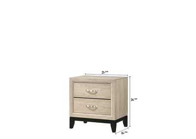 Akerson Drift Wood King Bed W/ Dresser, Mirror, Nightstand, Chest,Crown Mark