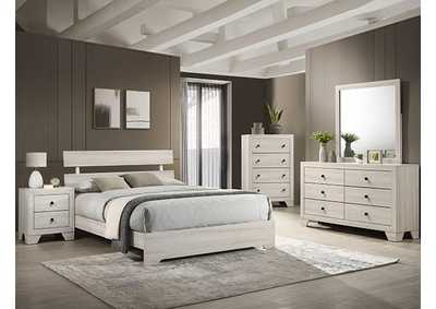 Image for Atticus Full Platform Bed In One Box White