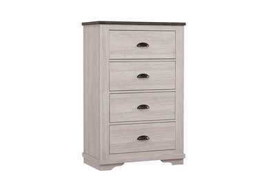 Coralee Chest Chalk - Grey,Crown Mark