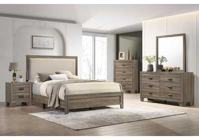 Image for Millie Upholstery Bed In One Box - Grey