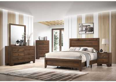 Image for Millie Brown Cherry King Bed W/ Dresser & Mirror
