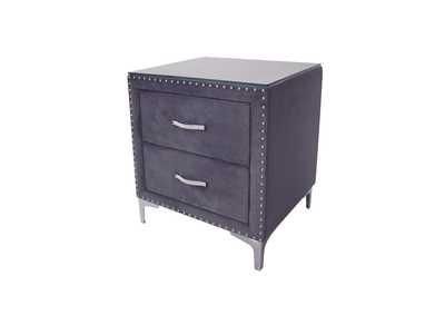 Image for Lucinda Nightstand - Dark Grey