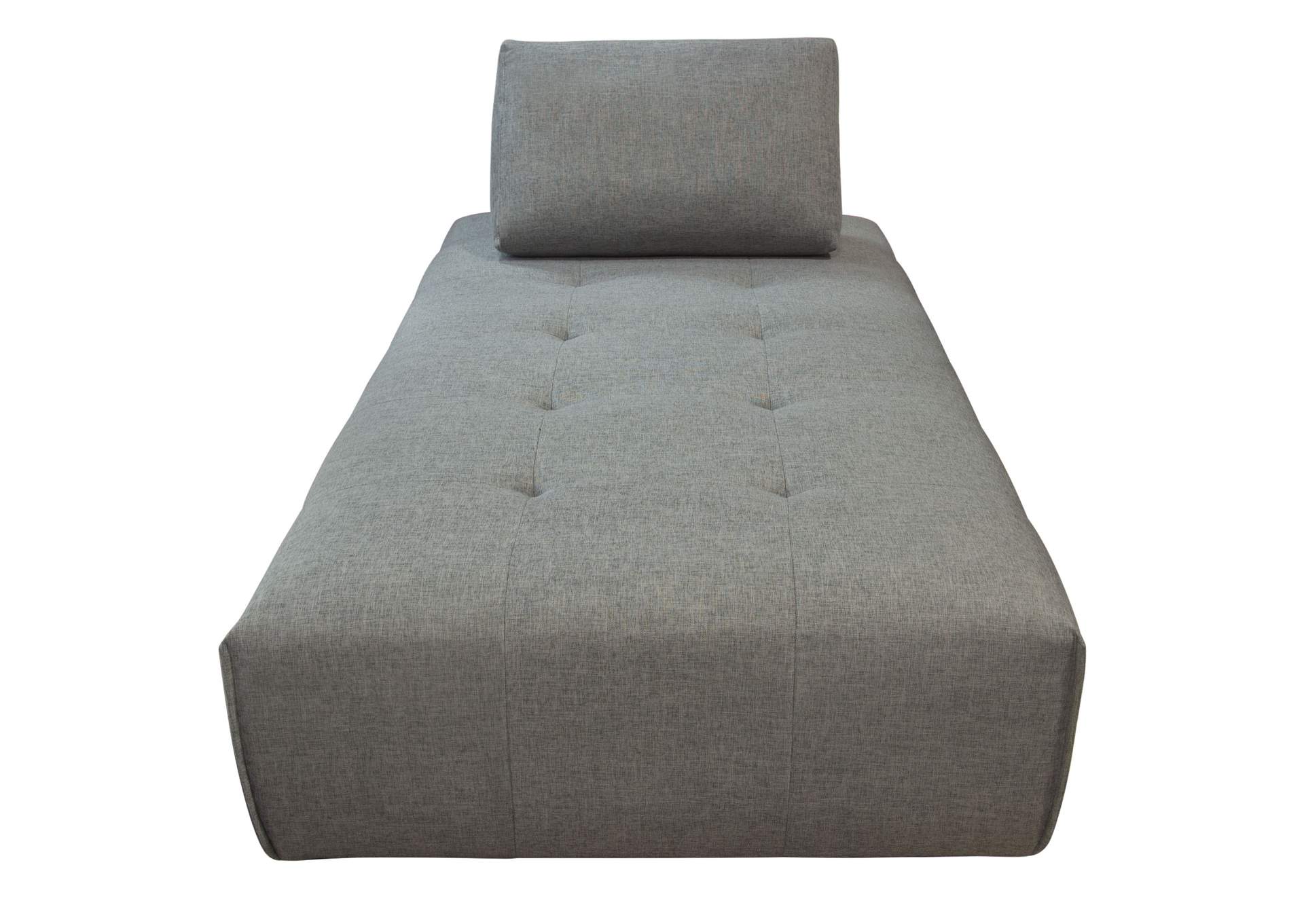 Cloud Lounge Seating Platform with Moveable Backrest Supports in Space Grey Fabric by Diamond Sofa,Diamond Sofa