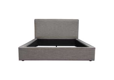 Image for Cloud 43" Low Profile Eastern King Bed in Grey Fabric by Diamond Sofa