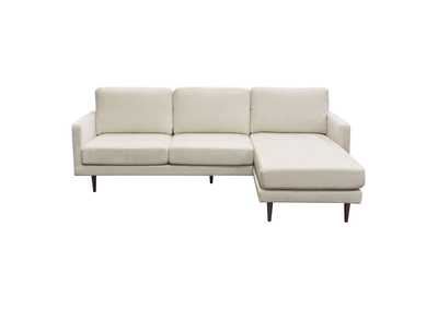Image for Kelsey Reversible Chaise Sectional in Cream Fabric by Diamond Sofa