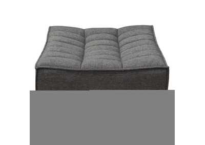 Image for Marshall Scooped Seat Ottoman in Grey Fabric by Diamond Sofa