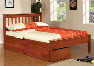 Image for Contempo Light Espresso Full Bed