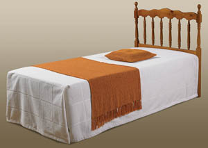 Image for Twin Honey Spindle Headboard