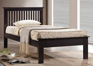 Image for Houston Chocolate Twin Mission Bed