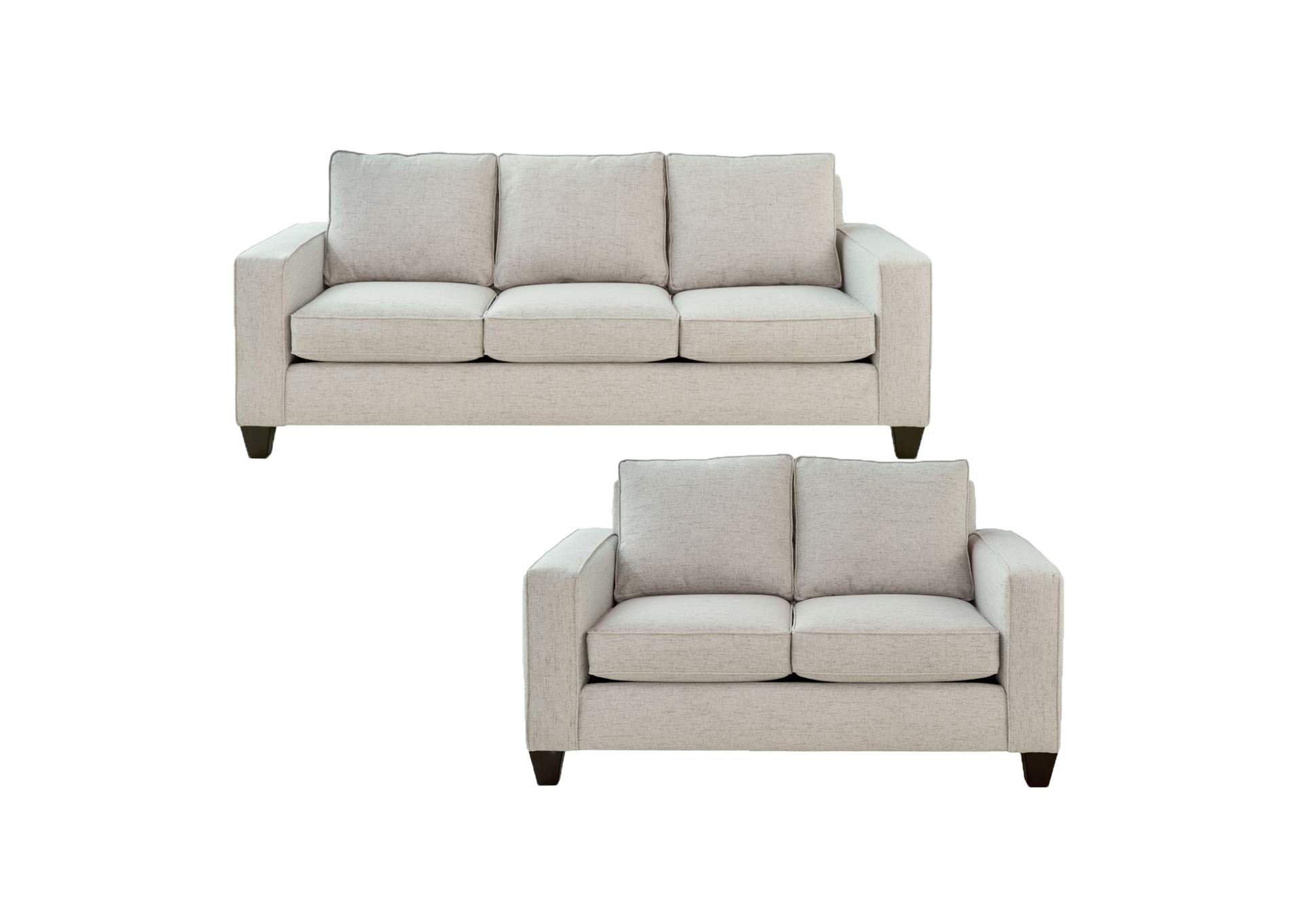 409 2 Piece Set With Sofa And Loveseat In Sincere Biscotti,Elements