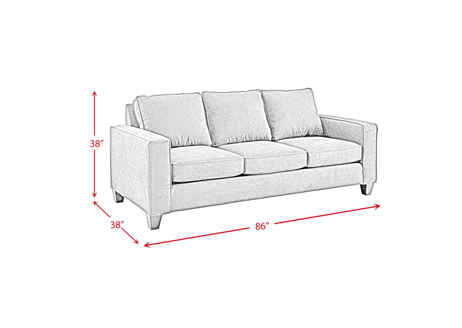 409 2 Piece Set With Sofa And Loveseat In Sincere Austere,Elements