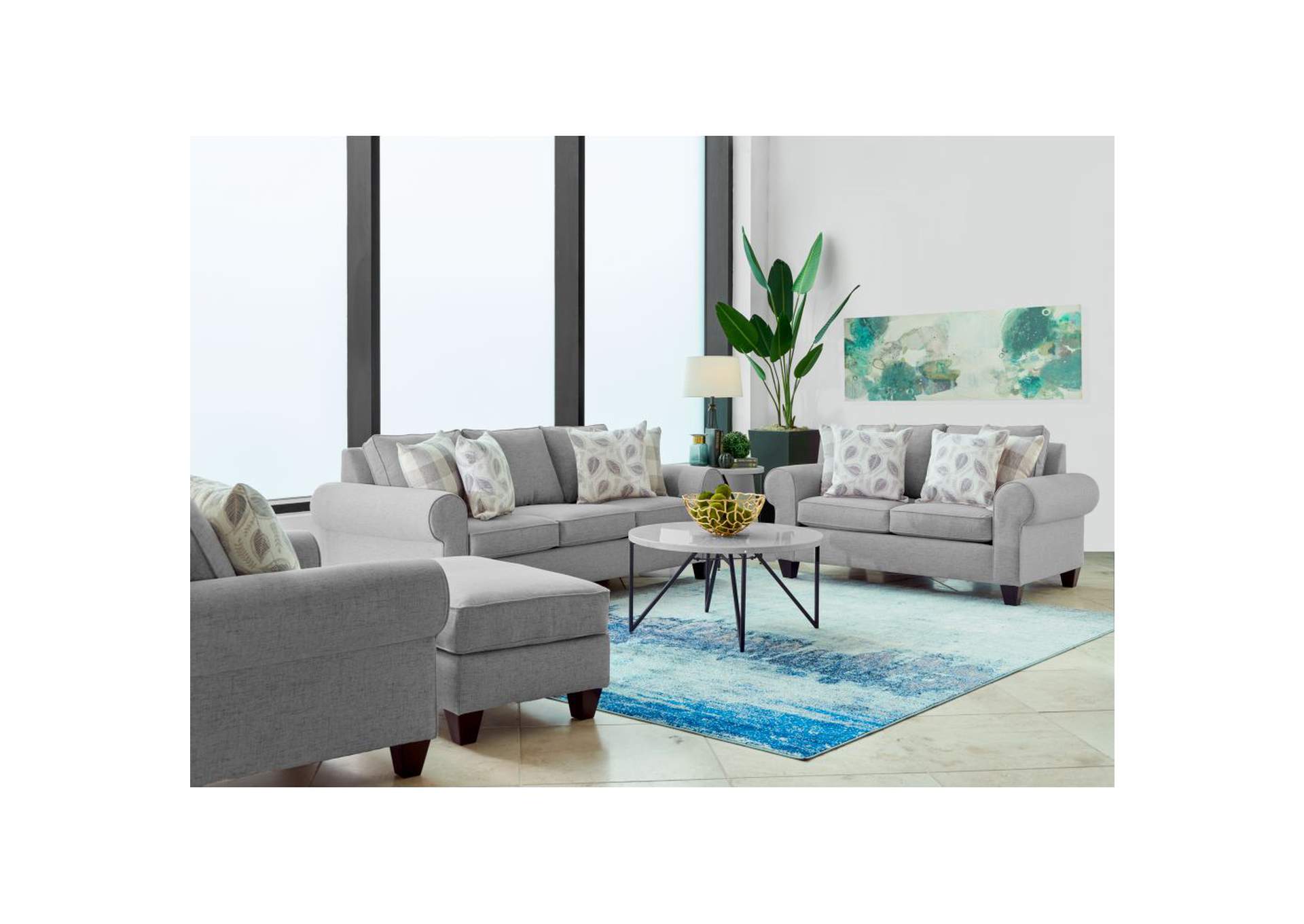 705 2 Piece Set With Sofa And Loveseat In Sincere Austere,Elements