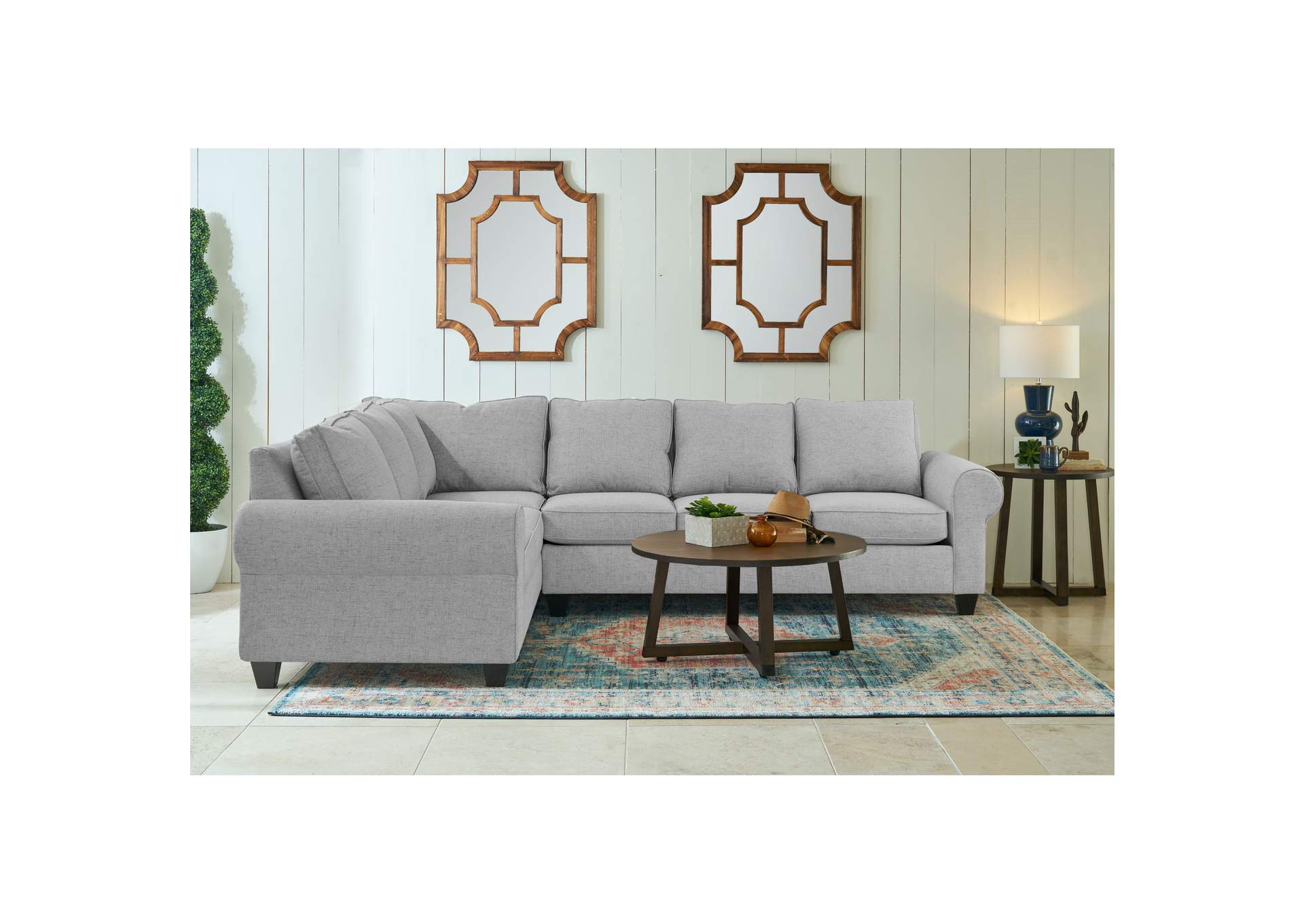 705 Sectional Set In Sincere Austere,Elements