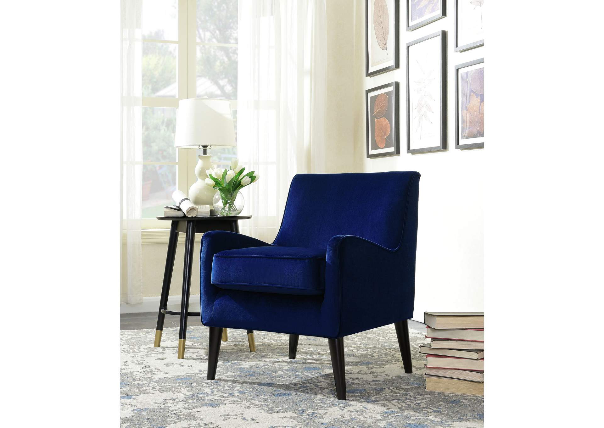 Angie Chair Broadway 38 Navy,Elements