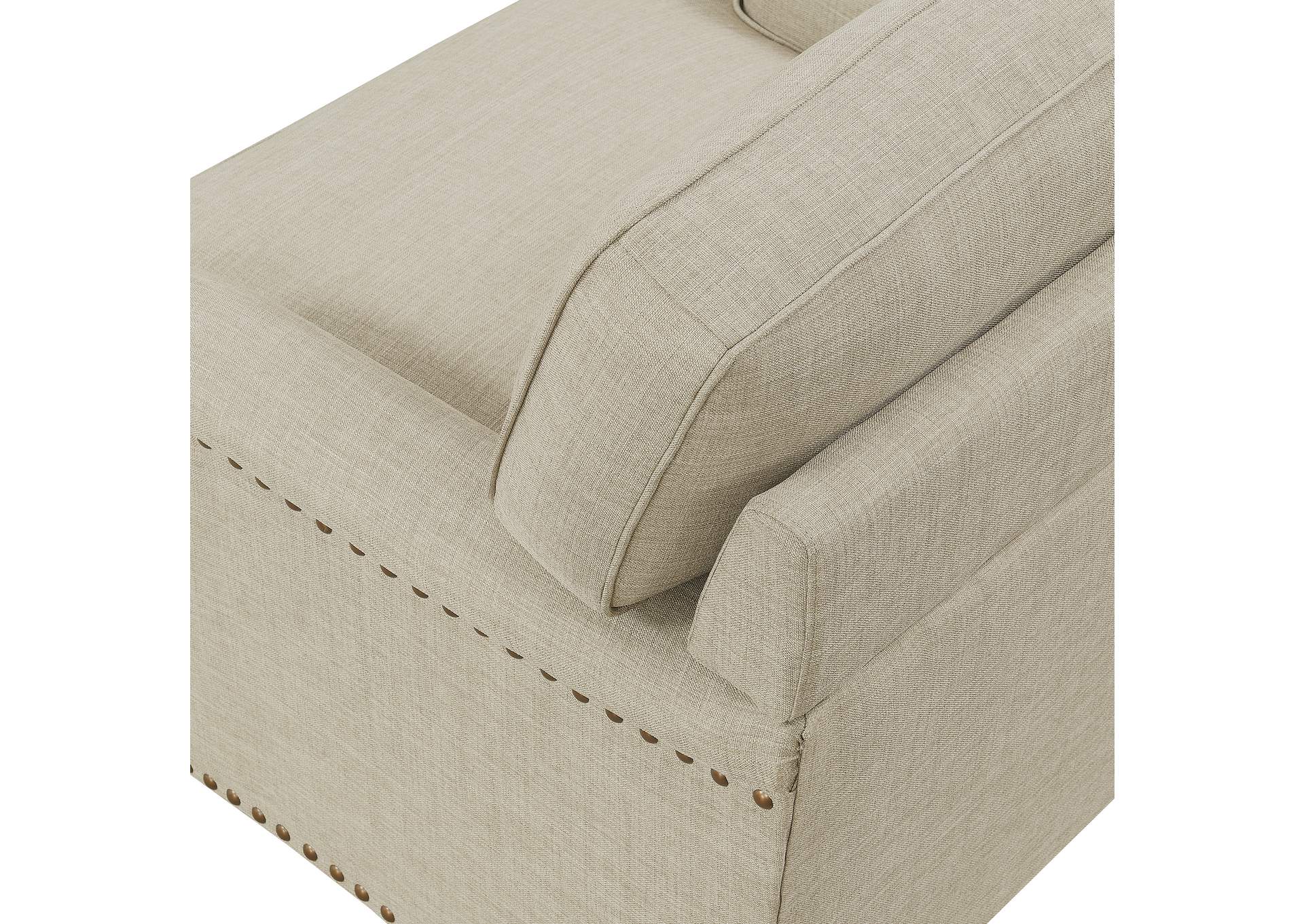 Abby Chair In Heirloom Natural - Linen,Elements