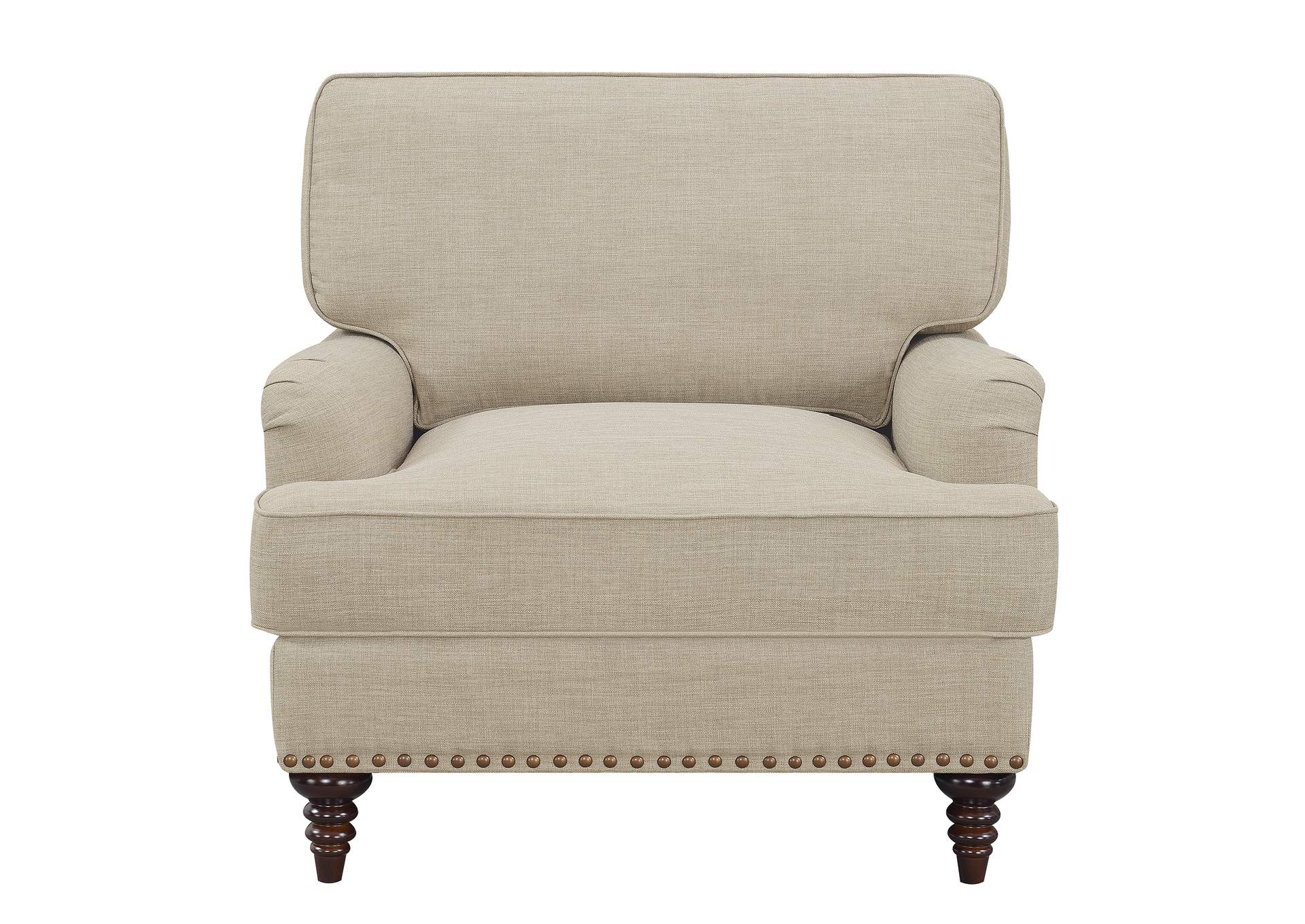 Abby Chair In Heirloom Natural - Linen,Elements