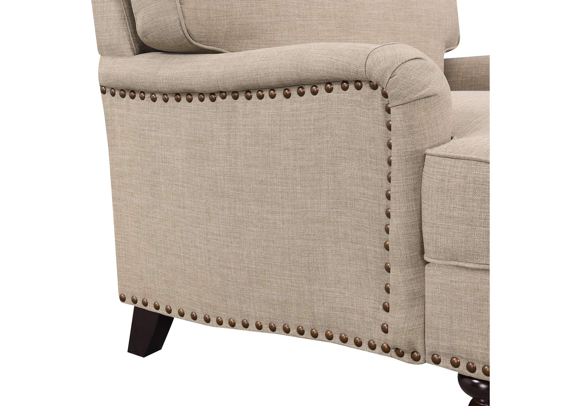 Abby Sofa With Pillows In Heirloom Smoke - Pewter,Elements