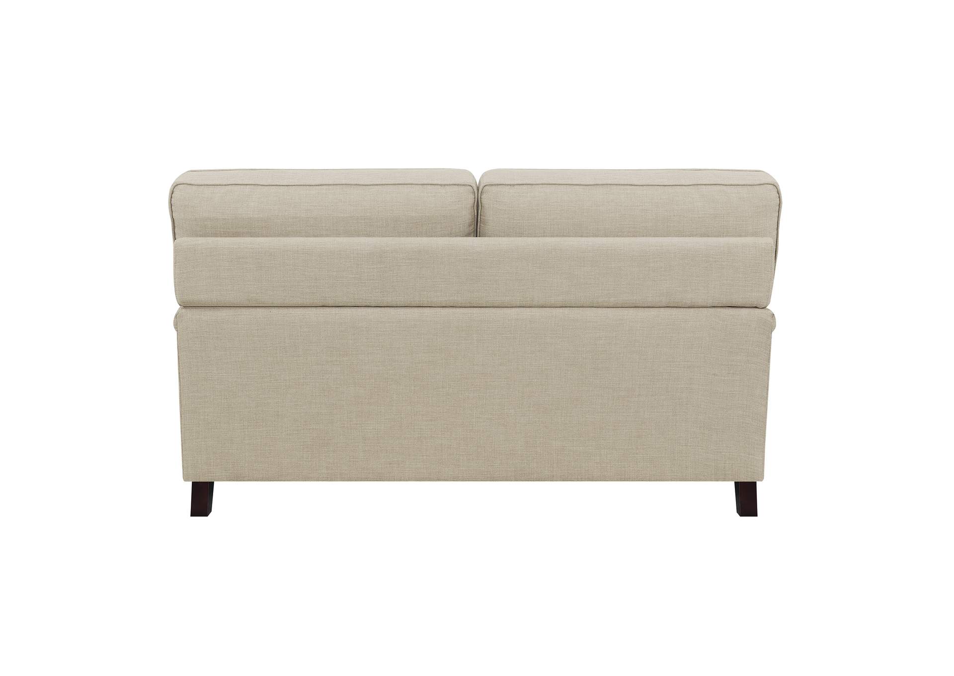 Abby Loveseat With Pillows In Heirloom Natural - Linen,Elements