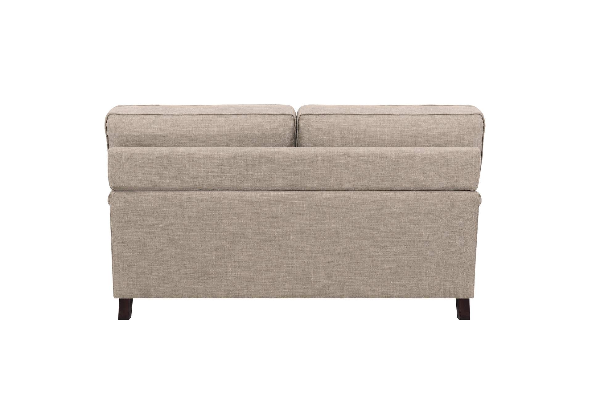 Abby Loveseat With Pillows In Heirloom Smoke - Pewter,Elements