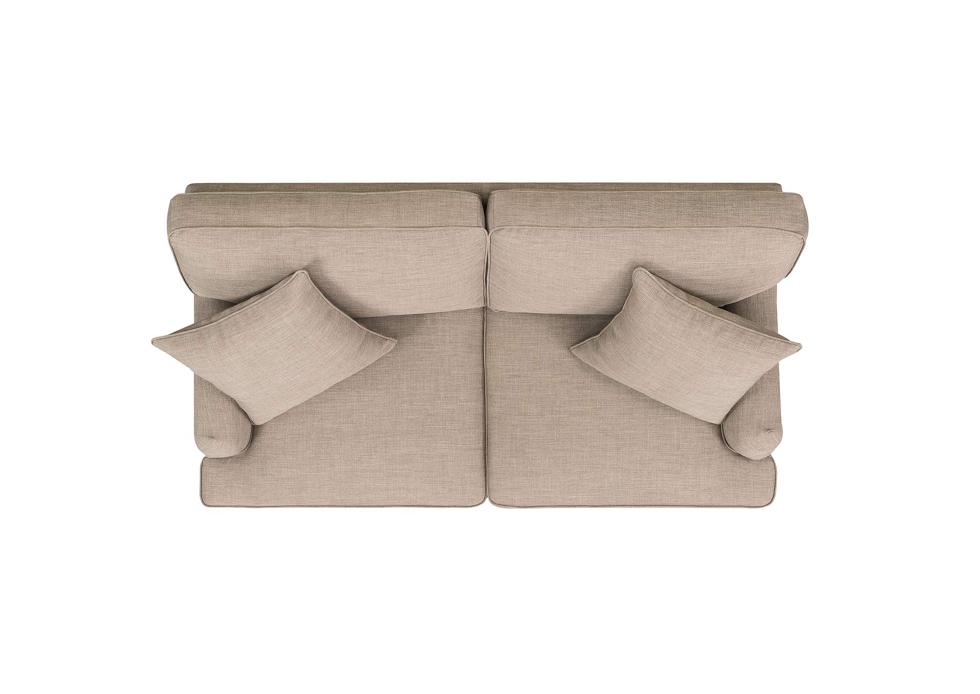 Abby 2 Piece Set - Sofa Loveseat In Smoke,Elements