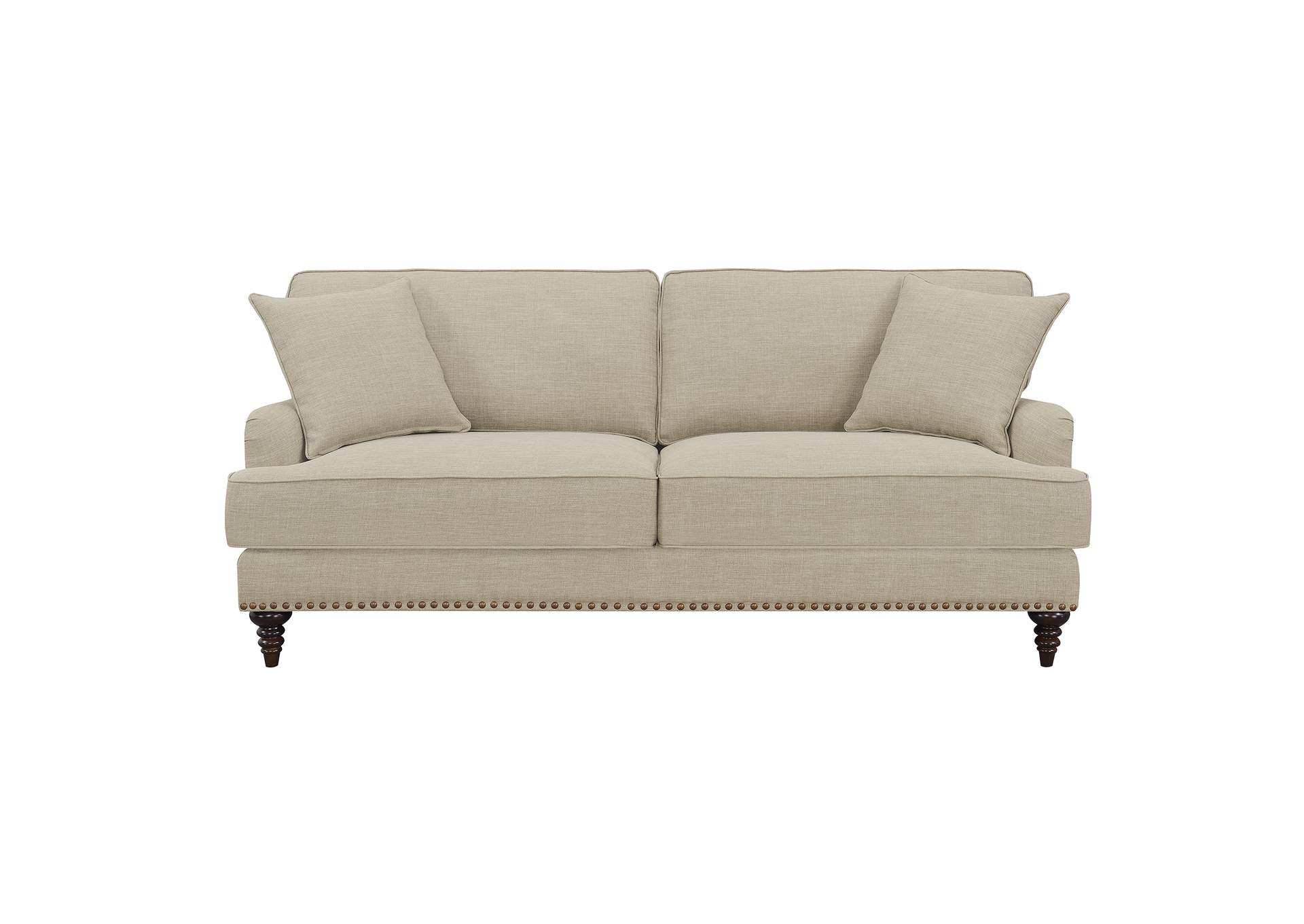 Abby Sofa With Pillows In Heirloom Natural - Linen,Elements